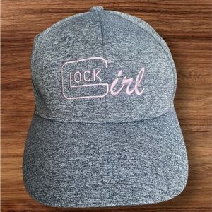 Glock Girl Hat Cap Grey Pink Excellent Condition